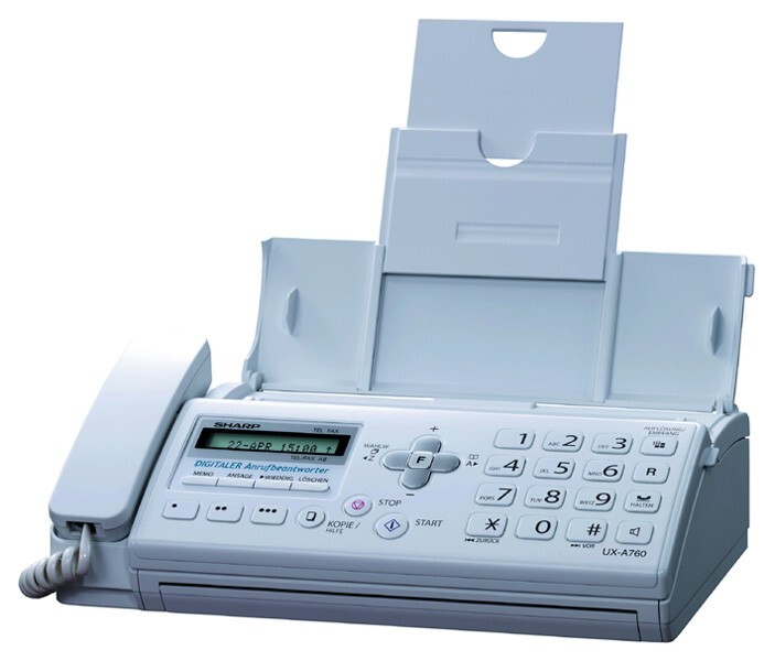 Máy fax Sharp UX-A760 - giấy thường, in phim