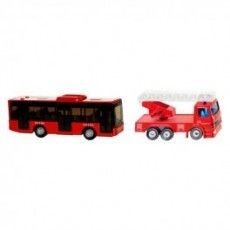 Mô hình xe cứu hỏa và xe buýt nội thành Siku 1015/1021
