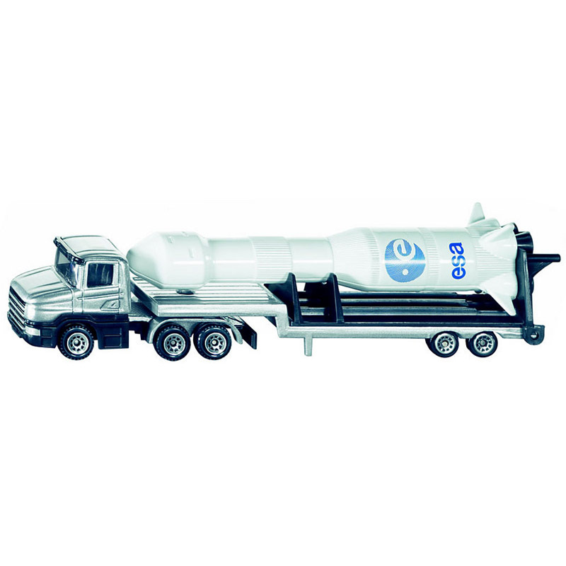 Mô hình xe tải sàn thấp và tên lửa Siku 1614