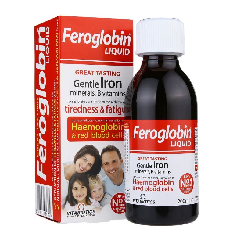 Siro bổ sung sắt feroglobin liquid - 200ml