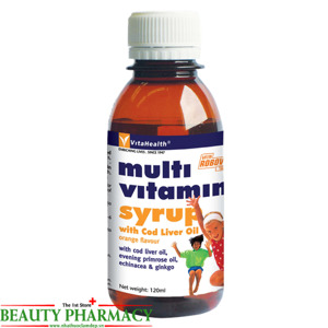 Siro hỗ trợ tăng trưởng cho trẻ Vitahealth robovites mvm syrup with clo