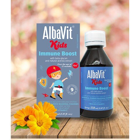 Siro tăng cường sức đề kháng Albavit – Albavit Kids Immune Boost nơi bán  giá rẻ nhất tháng 05/2023