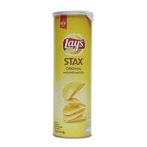 Snack khoai tây vị tự nhiên Lay’s Stax lon 110g