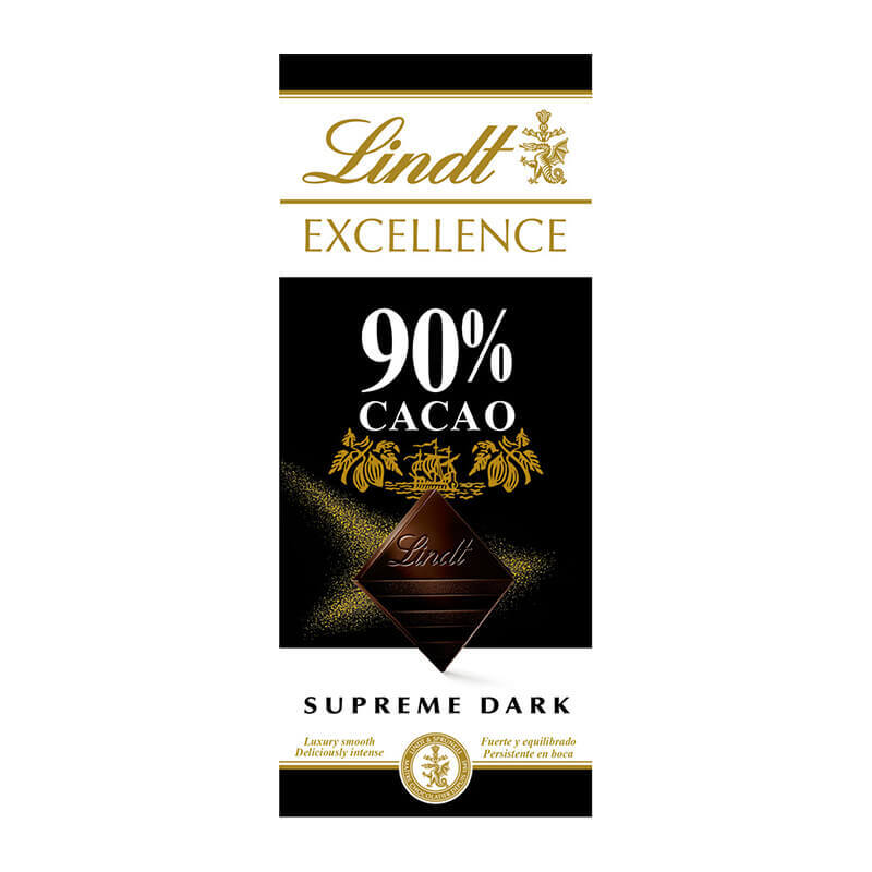 Sô-cô-la Lindt Excellence 90% ca cao 100g