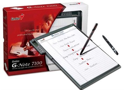 Sổ tay và bút kỹ thuật số Genius G-Note 7100