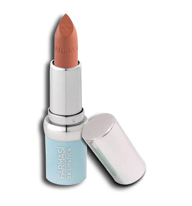 Son lì dưỡng môi, chống nắng Farmasi BB matte lipstick 01 Pure Nude