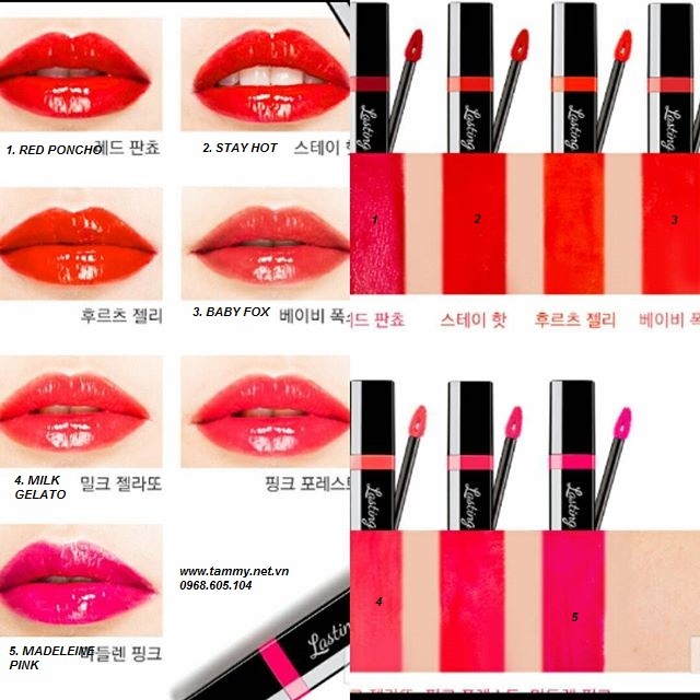 Son màu Missha Lasting Painting Tint Color Stay Hot