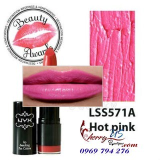 Son Nyx Round Lipstick Hot Pink LSS571A