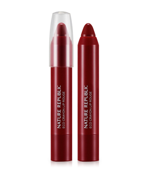Son môi bút sáp Nature Republic Eco Crayon Lip Rouge #05 Burgundy Red 2.5g