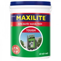 Sơn nước ngoài trời Maxilite Tough bề mặt mờ 28C - 5 lít