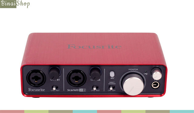 Sound card thu âm Focusrite Scarlett 2i2 nơi bán giá rẻ nhất tháng 05/2023