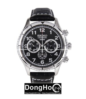 Đồng hồ nam dây da Seiko SRW037P2