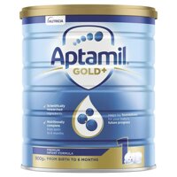 Sữa Aptamil Gold Plus số 1 của Úc cho trẻ từ 0 đến 6 tháng tuổi hộp 900g