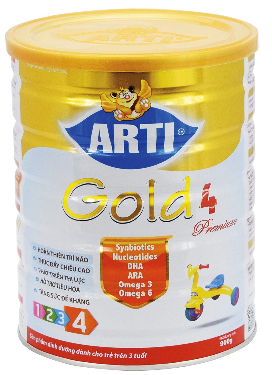 Sữa Arti Gold 4 Premium 900g - từ 10 tuổi trở lên