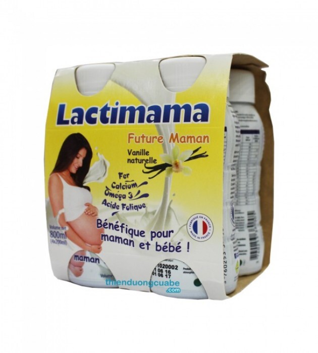 Sữa bầu Lactimama vị vani 200ml