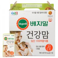 Sữa bầu Vegemil Hàn Quốc thùng (16 hộp 190ml)