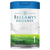 Sữa Bellamy’s Organic Beta Genica–8™ số 1 800g (0-6 tháng)