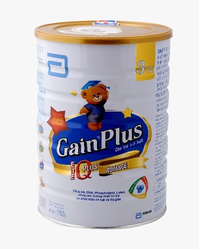 Sữa bột Abbott Similac Gain Plus IQ 3 - hộp 1700g (dành cho trẻ từ 1 - 3 tuổi)