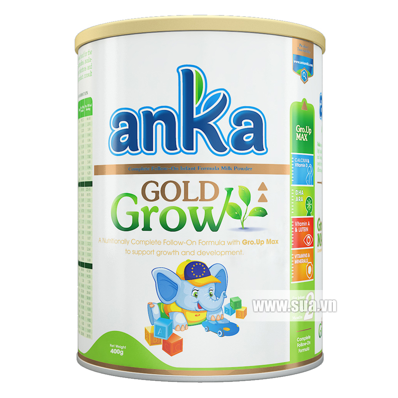 Sữa bột Anka Gold Grow số 2 - hộp 400g (6-12 tháng)