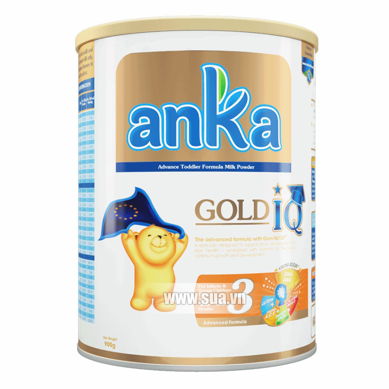 Sữa bột Anka Gold IQ số 3 - hộp 900g (dành cho trẻ từ 1-3 tuổi)