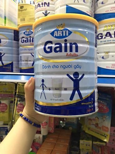 Sữa bột Arti Gain Adults - dành cho người trên 10 tuổi