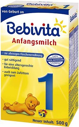 Sữa bột Bebivita 1 - hộp 500g (dành cho bé từ sơ sinh đến 6 tháng)