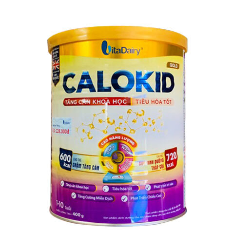 Sữa bột Calokid Gold VitaDairy - 400G (trẻ biếng ăn từ 1-10 tuổi)