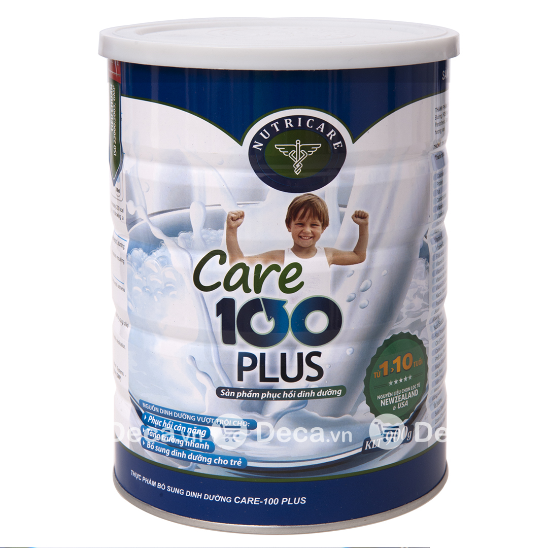 Sữa bột Care 100 Plus - hộp 900g (dành cho trẻ 1 - 10 tuổi)