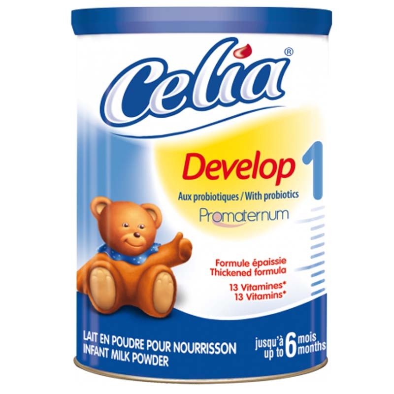 Sữa bột Celia Develop số 1 - hộp 900g (dành cho trẻ từ 0 - 6 tháng)