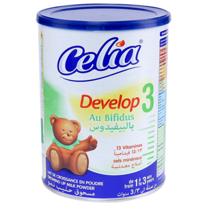 Sữa bột Celia Develop số 3 - hộp 900g (dành cho trẻ từ 1 - 3 tuổi)