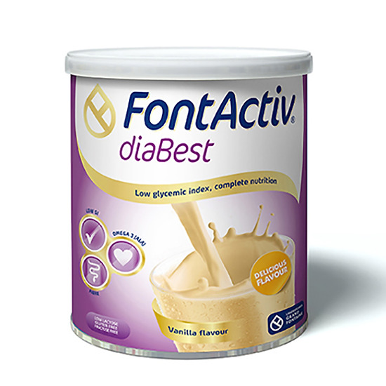 Sữa bột cho người tiểu đường FontActiv Diabest 800g