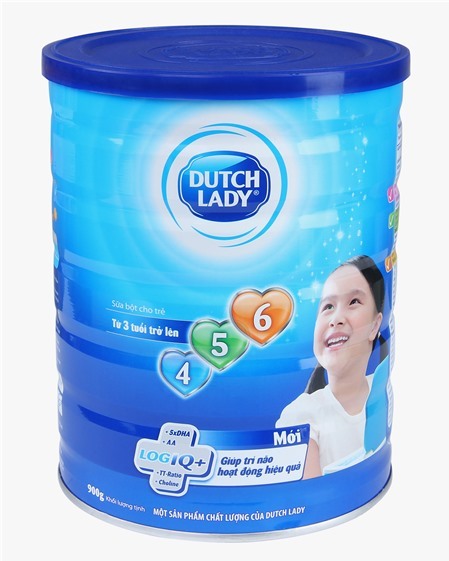 Sữa bột Dutch Lady Cô gái Hà Lan 456 - hộp 1500g (dành cho trẻ trên 3 tuổi)