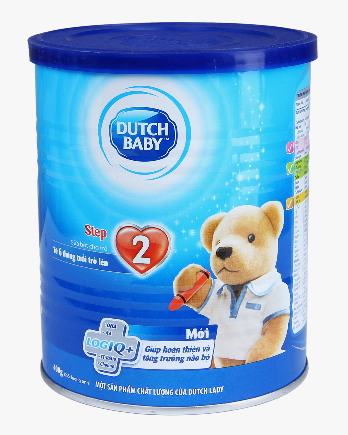 Sữa bột Dutch Lady Cô gái Hà Lan Step 2 - hộp 900g (dành cho trẻ từ 6 - 12 tháng tuổi)