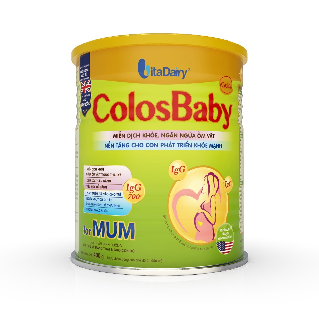 Sữa bột Colosbaby Gold for Mum - 400g (dành cho bà bầu)