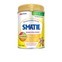 Sữa bột công thức Hmo Smatie số 2 - 400g, cho trẻ từ 1-3 tuổi