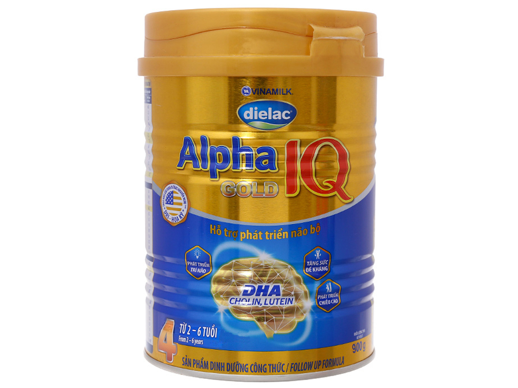 Sữa bột Dielac Alpha Gold IQ 4 900g