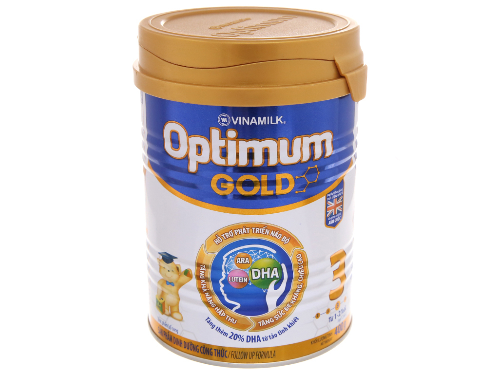 Sữa bột Vinamilk Optimum Gold 3 400g