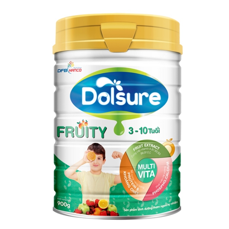 Sữa Bột Dolsure Fruity 900g