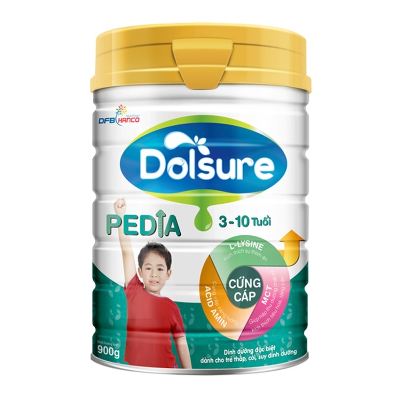 Sữa bột Dolsure Pedia 900gr