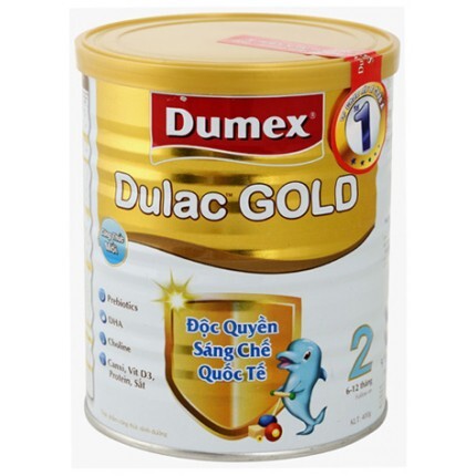 Sữa bột Dumex Dulac Gold 2 - hộp 800g (dành cho trẻ từ 6 - 12 tháng)