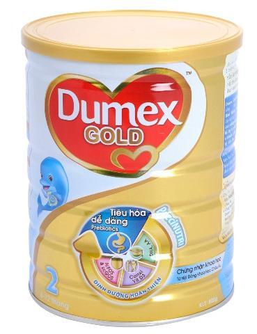 Sữa bột Dumex Gold 2 - hộp 400g (dành cho trẻ từ 6 - 12 tháng)