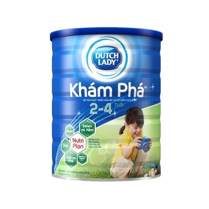 Sữa bột Dutch Lady Cô gái Hà Lan Khám Phá - hộp 900g (dành cho trẻ từ 2-4 tuổi)