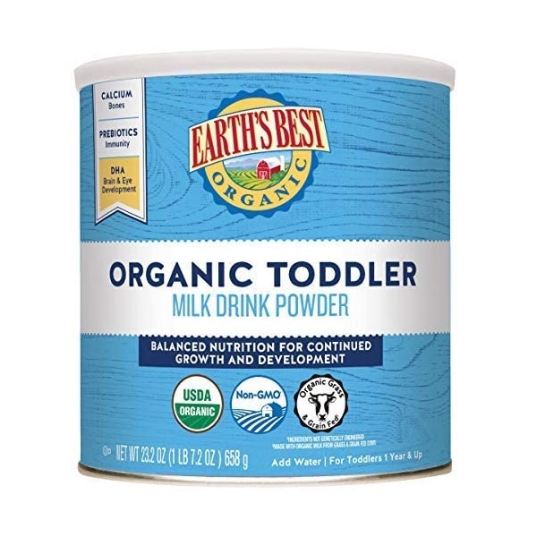 Sữa bột Earth Best xanh Organic Todder của Mỹ 680g