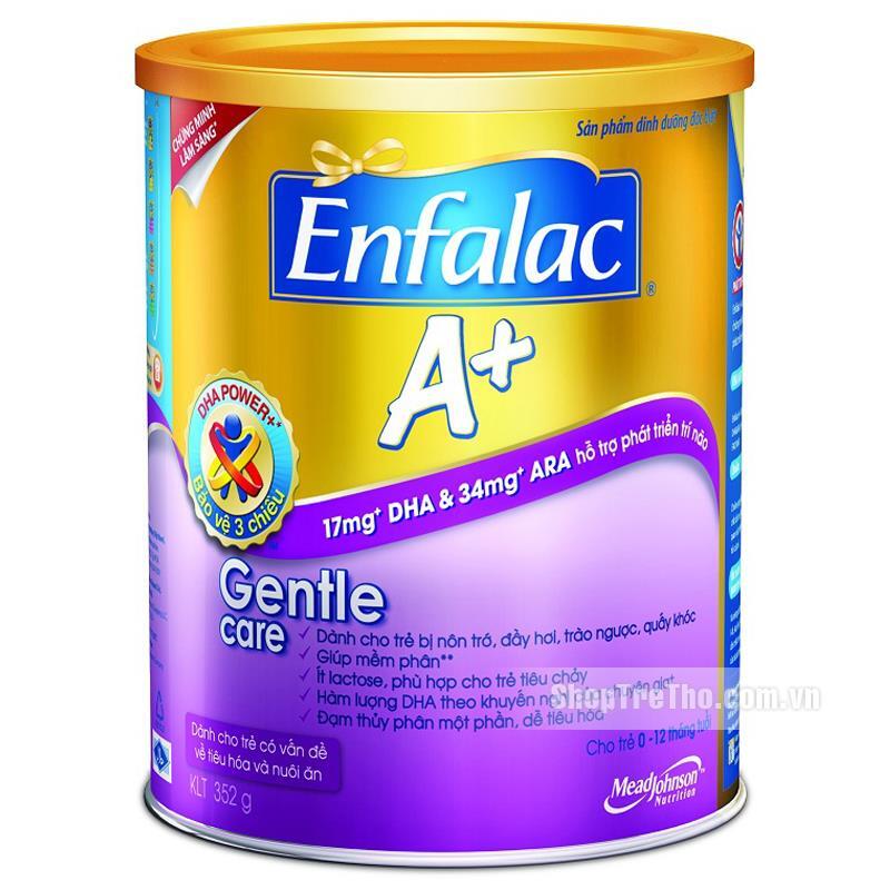 Sữa bột Enfalac Gentle Care A+ - hộp 352g (dành cho trẻ từ 0 - 12 tháng)