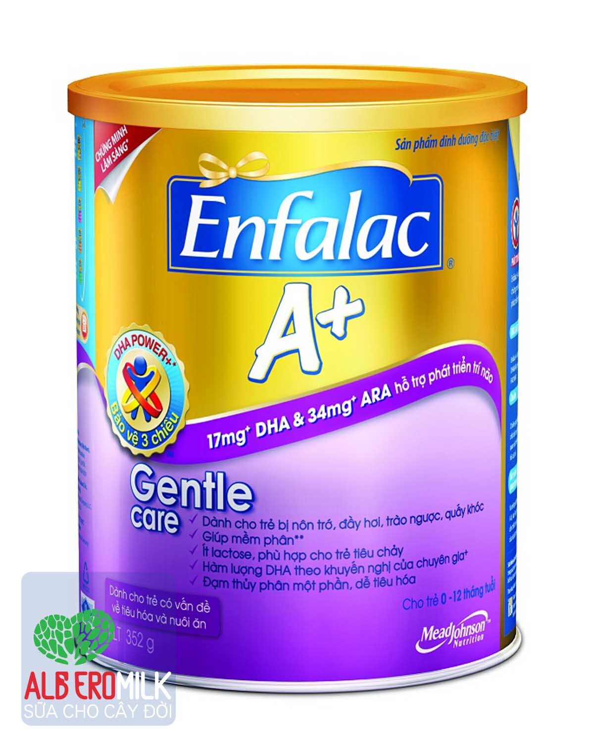 Sữa bột Enfalac GentalCare - 352 g (cho trẻ 0-12 tháng tuổi)