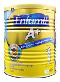 Sữa bột Enfamil A+ 1 - hộp 400g (dành cho trẻ từ 0 - 6 tháng)