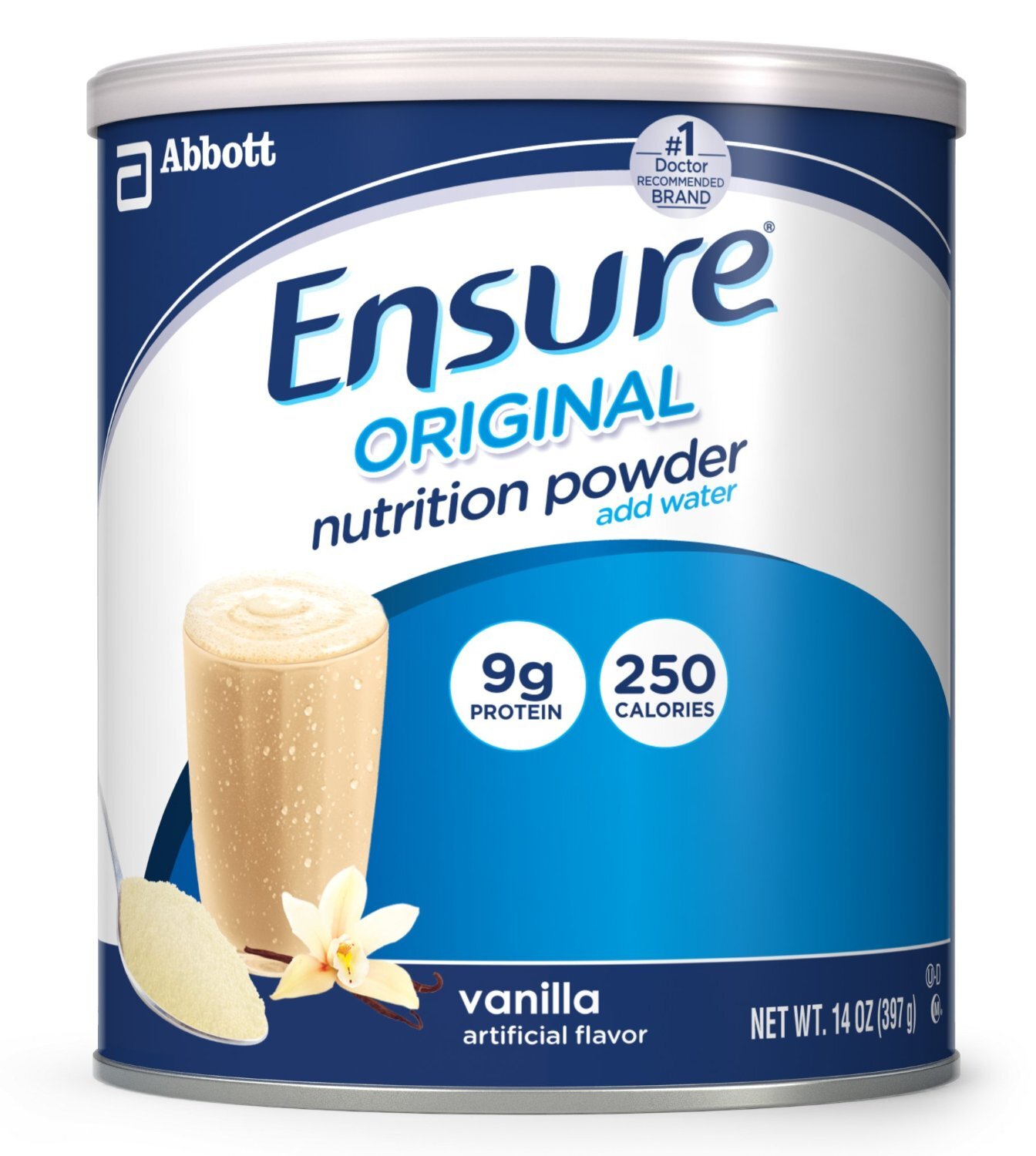 Sữa bột Abbott Ensure Nutrition Powder của Mỹ - hộp 397g