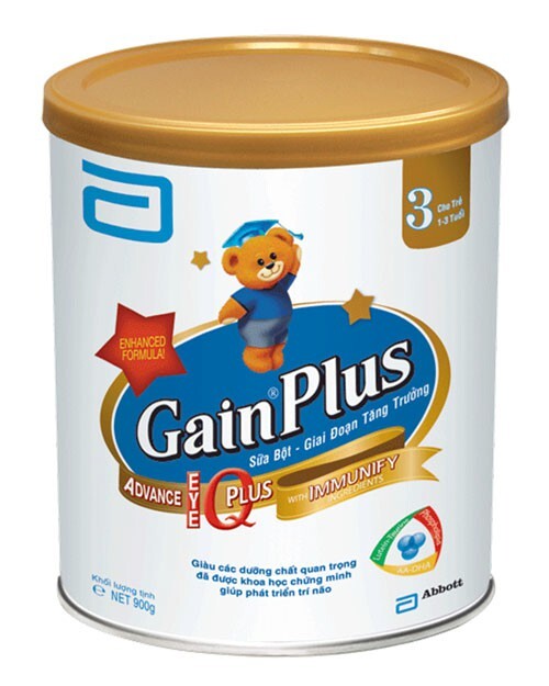 Sữa bột Abbott Similac Gain Plus IQ 3 - hộp 400g (dành cho trẻ từ 1 - 3 tuổi)