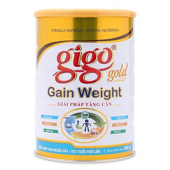 Sữa Bột Gigo Gold Gain Weight (900g)