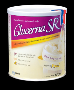 Sữa bột Abbott Glucerna SR - hộp 400g (dành cho người bị tiểu đường, bệnh tim và gầy yếu)